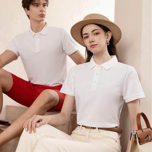2025 Summer High-End Men'<strong>s</strong> 100% Knitted Cotton for Polo Shirt Breathable Short-Sleeved T-Shirt Mid-Green Lapel 3D Golf <strong>Couples</strong> <strong>S</strong>