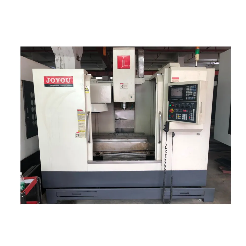 JOYOU-Fresadora Vertical VMC 850, centro de mecanizado CNC con 3 ejes, máquina de procesamiento de Metal