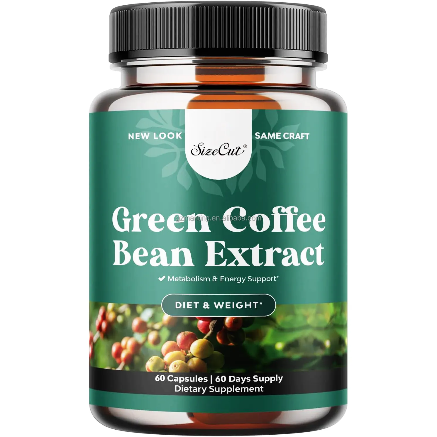 Extracto de planta pura OEM café verde píldoras adelgazantes pérdida de peso y cápsula adelgazante