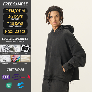 OEM/ODM Tùy Chỉnh In Ấn Hoodies Thời Trang Đường Phố Trống Yếu Tố Cần Yếu Tố Nặng 100% Cotton Axit Rửa Hoodie Cho Unisex - Product Image 2
