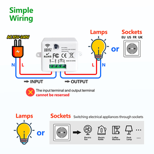 Smart Home Touch Switch interruttore impermeabile telecomando luce senza batteria nessun cavo necessario interruttore Wireless autoalimentato - Product Image 3