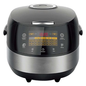 Fornello di riso elettrico con capacità di 5 litri con 15 programmi di cottura, controllo digitale, riscaldamento automatico, Multicooker in acciaio inossidabile - Product Image 2