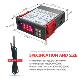 STC-3000-controlador de temperatura de microordenador, termostato Digital con Sensor de ventilador para incubadora, 12v/24v/220v - Product Image 4