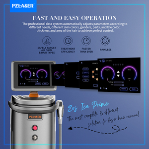 Máy triệt lông bằng laser <span class=keywords><strong>diode</strong></span> bước <span class=keywords><strong>s</strong></span>óng EosICE Pro 4 808nm, máy triệt lông cầm tay tại nhà - Product Image 5