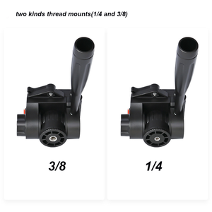 Big Photography 3 Way Tripod Ball Head 360 with Quick Release Plate, <strong>1</strong>/<strong>4</strong>&quot; or 3/8&quot; <strong>Mount</strong>, Tripod Head for DSLR Camera, Camcorder - Product Image 2