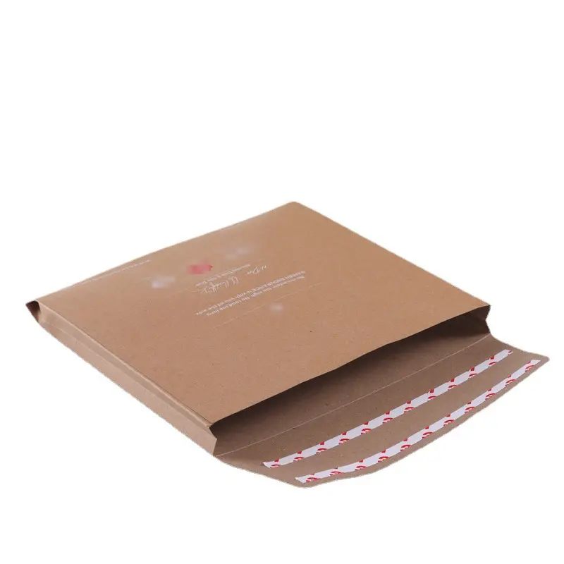 Pacchetto di corriere di abbigliamento stampato personalizzato sacchetto di busta di cartone biodegradabile di spedizione di Polymailer di carta Kraft