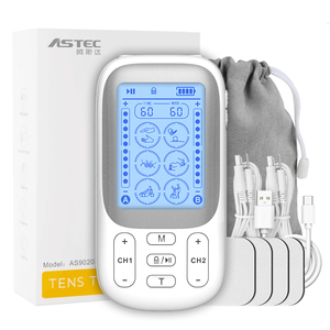 AsTec New Design Portable <strong>Stim</strong> Machine Muscle Recovery Tens Machine EMS TENS and Muscle Stimulator Use for Hospital and Pharmacy - Product Image 3
