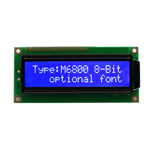 Fabrik preis Schwarz 16x2 Modul 3.3V Antriebs spannung 32 Zeichen LCD-Anzeige