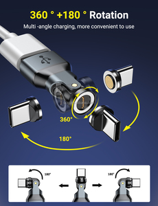 USB C型适配器 | 将USBC端口转换为USB-A端口充电转换器适配器，带Type-C & Micro & iOS磁性尖端 - Product Image 4