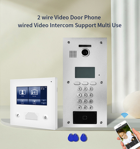 4.3 inç wifi video interkom commax interkom çok daire görüntülü kapı telefonu interkom kapı - Product Image 4