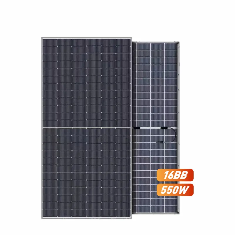 Centro fabrika Bifacial 530W 540W 550W GÜNEŞ PANELI fiyat Dubal cam 1000KW