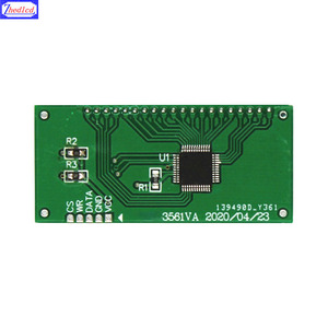Vendita del produttore su misura codice segmento COB schermo di visualizzazione LCD e modulo con interfaccia HT1621 IC SPI per controller audio - Product Image 4