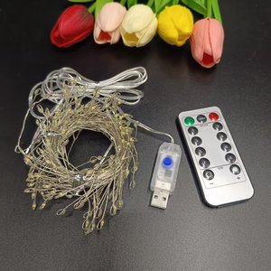 300 LED Dây đèn giáng sinh Vòng hoa dây đồng Pháo Hoa Cổ Tích pháo hoa ánh sáng IP44 đêm phòng đèn - Product Image 6