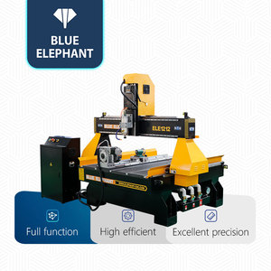 Mini 1212 Rotary 4th Axis CNC Router Machine con pequeña mesa de trabajo para uso doméstico - Product Image 1