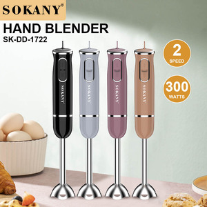 Elektrikli el blenderi Turbo fonksiyonu paslanmaz çelik bıçaklar ergonomik tasarım Anti sıçrama sopa Blender seti el blenderi s için - Product Image 2