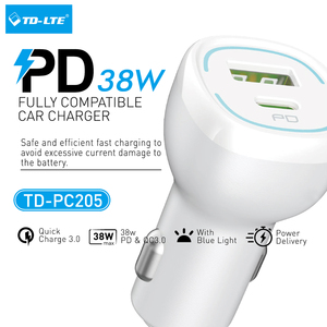 Özelleştirme ovp ABS evrensel daha hızlı telefon için mobil ışık Up 12 V 12 V Qc araba hızlı şarj - Product Image 2