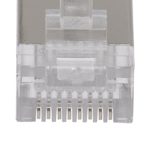 Blindado RJ 45 8 Pin Cat 5 Jack Ethernet Red chapada en oro STP FTP 8P8C Cat5e RJ45 Conector Enchufe modular - Product Image 6