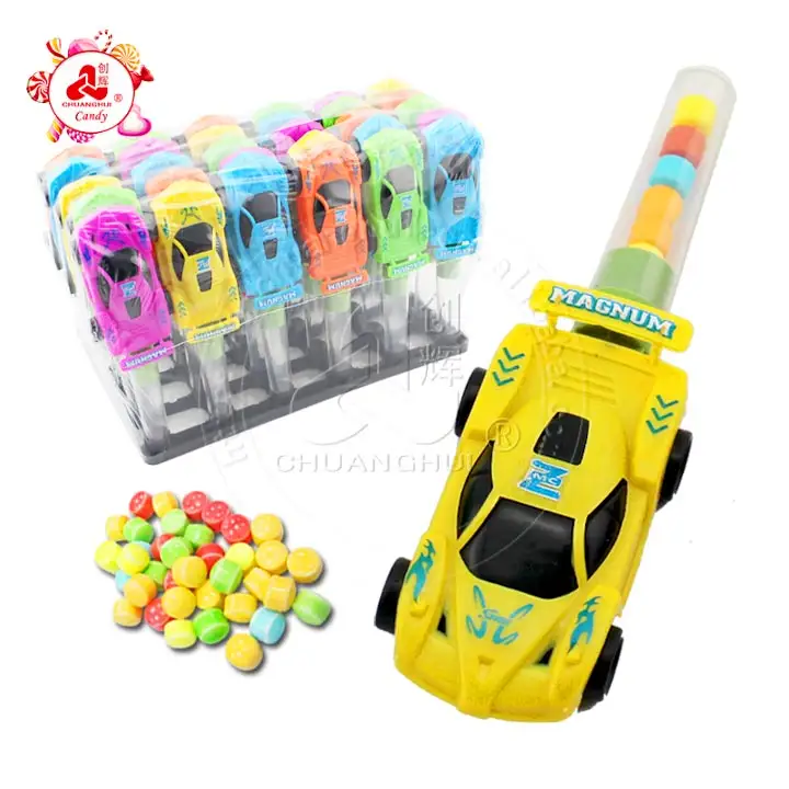 2015 novas crianças doces do brinquedo de plástico Carro de Corrida