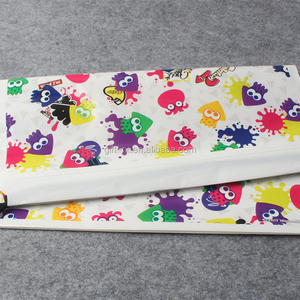 Venta al por mayor regalo personalizado plástico dibujar cuerda bolsa poliéster con cuerda PE mango patrón de leopardo - Product Image 4