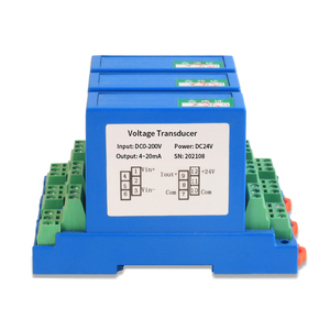 0-1000V Entrada Salida analógica y 4-20mA 0-10V Ac Dc Salida Transmisor de voltaje de corriente Sensor de voltaje de efecto Hall