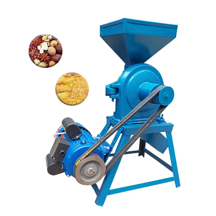 Frumento in ghisa frumento frantoio polverizzatore mulino granturco macchina 7hp