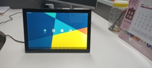 Aiyos 10.1 ''Android Wifi linh hoạt quảng cáo kỹ thuật số biển màn hình cảm ứng cho tường-kế hoạch lịch <span class=keywords><strong>POS</strong></span> - Product Image 3