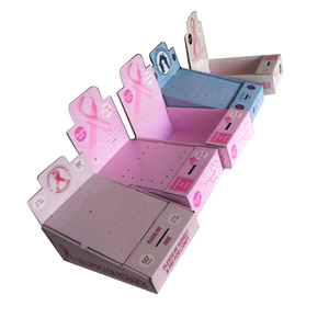 Özel oluklu mukavva sadaka bağış kutusu lolipop ekran kutusu şeker vitrin rafı - Product Image 3