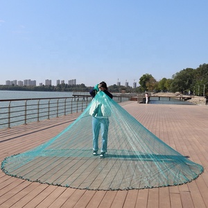 Cast net 3ft-12ft rete da pesca da lancio in stile americano con coulisse - Product Image 2