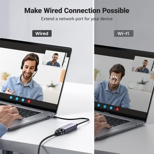 Çok yönlü USB C Ethernet adaptörü, tip-c 1Gbps Gigabit RJ45 ağ Dongle ile uyumlu iPhone 16 Pro Max, IPad, XPS - Product Image 3