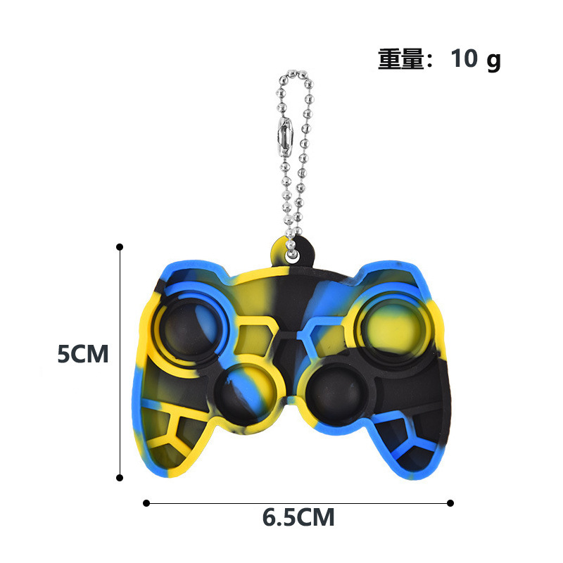 Handle key chain-no1 blue yellow black