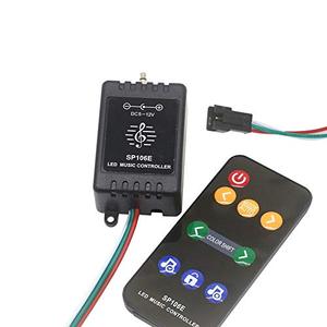 SP106E LED Musikregler adressierbar programmierbar Streifenlicht kabelloser Funkfernsteuerung Traumfarbe 9 TÜCKEL Pixel LED-Controller - Product Image 6