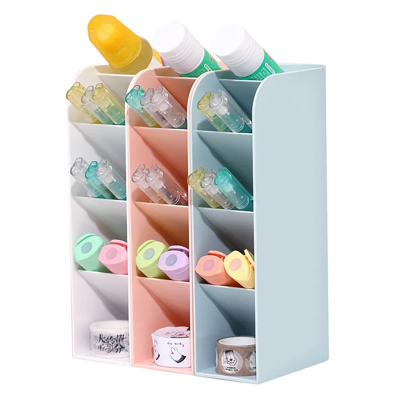 Comix Hot Multifunctionele Schoonheid Opbergdoos Cosmetische Make Holder Kantoor Display Plastic Desk Organizer