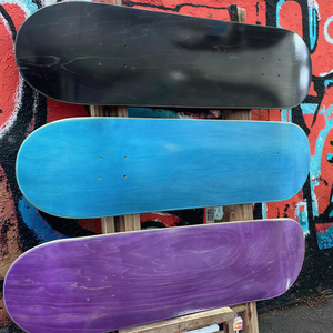 Jiesen Tùy Chỉnh Patineta 7 Lớp Nhuộm Màu Sắc Canada Maple Gỗ Trống Đồng Bằng Ván Trượt Sàn Dye Skate Board Boong - Product Image 1