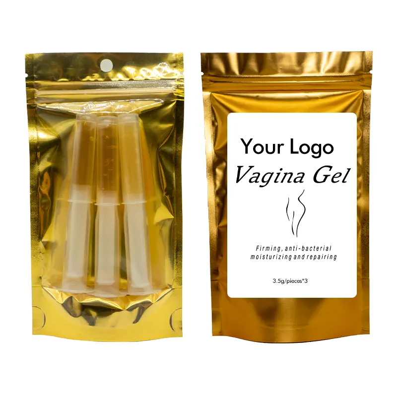 Etiqueta privada 100% Herbal Higiene femenina V Tight Stick Gel vaginal de ajuste para Vagina rosa