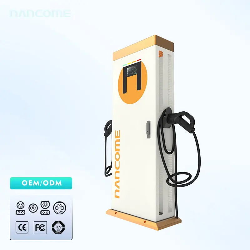 Nancome CE ได้รับการอนุมัติรถบัสไฟฟ้าเร็ว 40kw และรถบรรทุก 30kw CCS เครื่องชาร์จ ev อย่างรวดเร็ว dc ev เครื่องชาร์จกองเชิงพาณิชย์