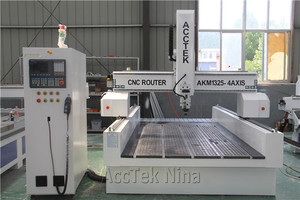 Enrutador cnc de madera de 3 ejes, 4 ejes con enrutador atc 1325 cnc para máquina de corte y grabado - Product Image 3
