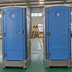 Fabrika kaynağı geçici tuvalet porta lazımlık WC kira kira için kolay montaj ayrılabilir HDPE taşınabilir tuvalet - Product Image 1