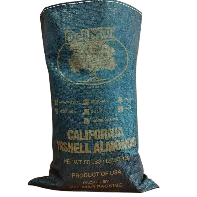 Campione gratuito ODM OEM Logo personalizzato 10kg 20kg 25kg sacchetto tessuto pp per farina di grano fertilizzante