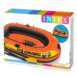 INTEX 58355 Explorer Por <span class=keywords><strong>100</strong></span> tekne seti göller ile Kayak açık su spor serisi hava tekne taşınabilir katlanır şişme bot