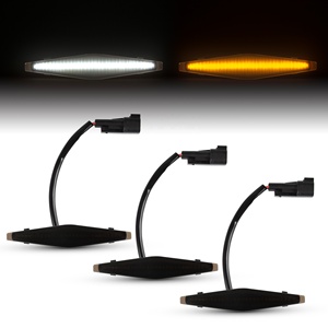 ערכת תאורת גריל LED לבן ענבר אור גריל אוטומטי לטויוטה 4Runner TRD Pro Raptor סגנון 2014 2016 2019 2020 2021