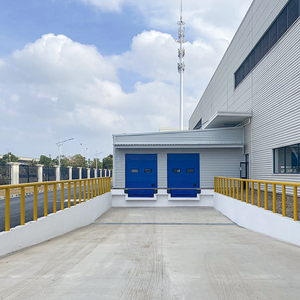 Nivelador de muelle estacionario de capacidad de carga de 6-10t, superventas de Seppes, nivelador de muelle hidráulico eléctrico para montacargas, carga y carga