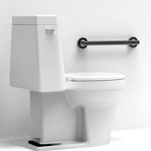 片形のトイレ手すり滑り止め高齢者が立ち上がるのを助ける安全手すり