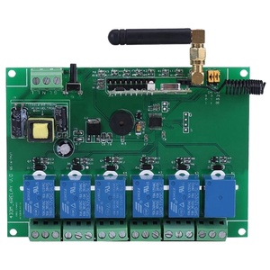 6チャンネルRFリレーモジュールドライバー出力アンプボードRFリモートコントロールスイッチ110-240Vリモートリレーコントローラツール - Product Image 2