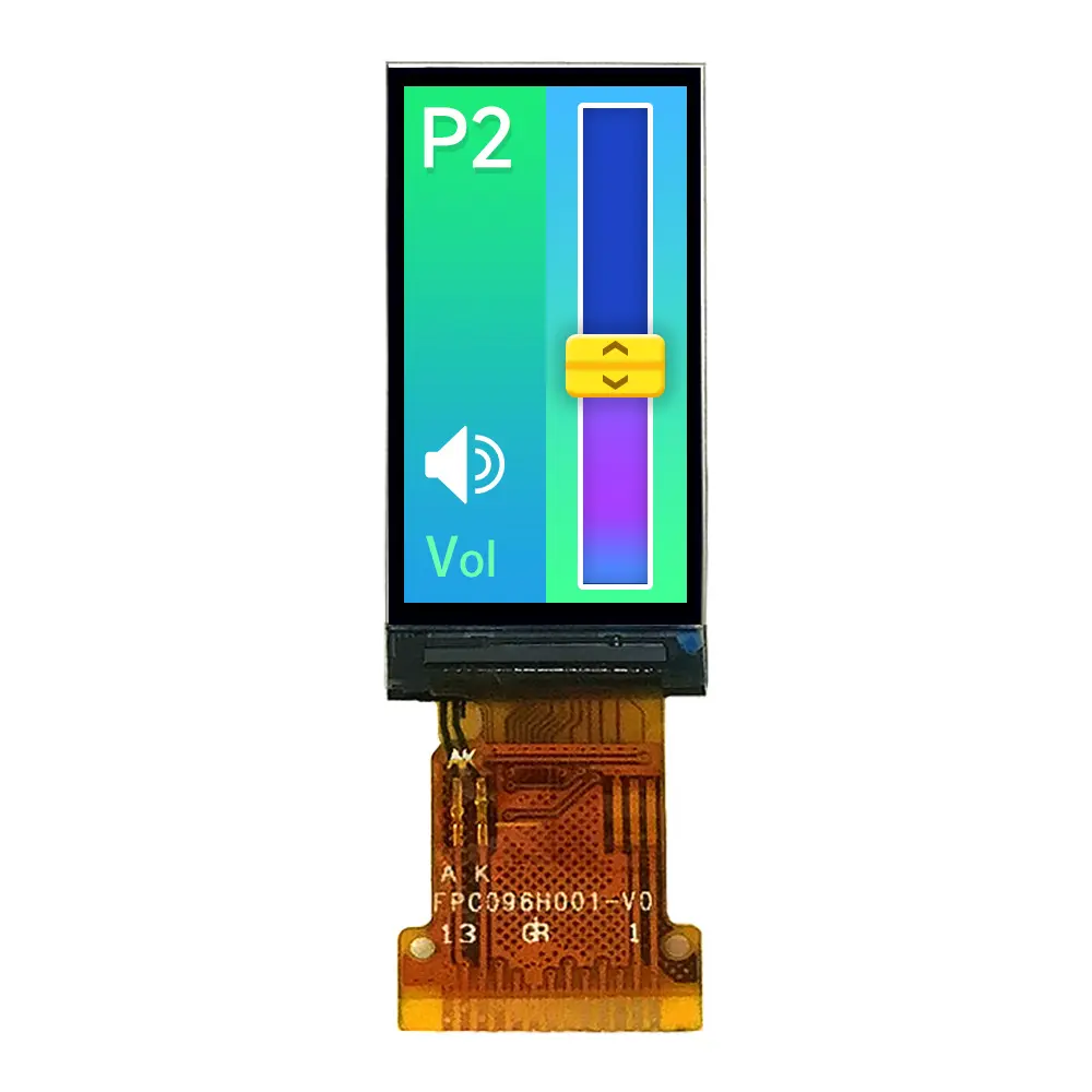 소형 0.96 TFT LCD 디스플레이 80x160 해상도 SPI 인터페이스 0.96 인치 TFT LCD 모듈