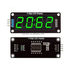 LED a 4 cifre Display da 0.56 "tubo decimale 7 segmenti TM1637 orologio a doppio punto modulo Display bianco da 0.56 pollici - Product Image 3