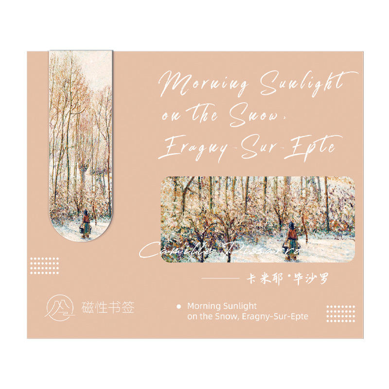 La lumière du matin reflète la neige