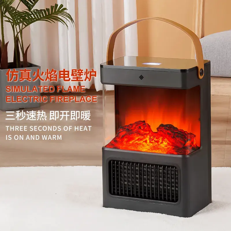 Nouveau Type 1400/2000W Portable affichage numérique 3D flamme cheminée 3 vitesses bureau à domicile ventilateur chaud radiateurs électriques