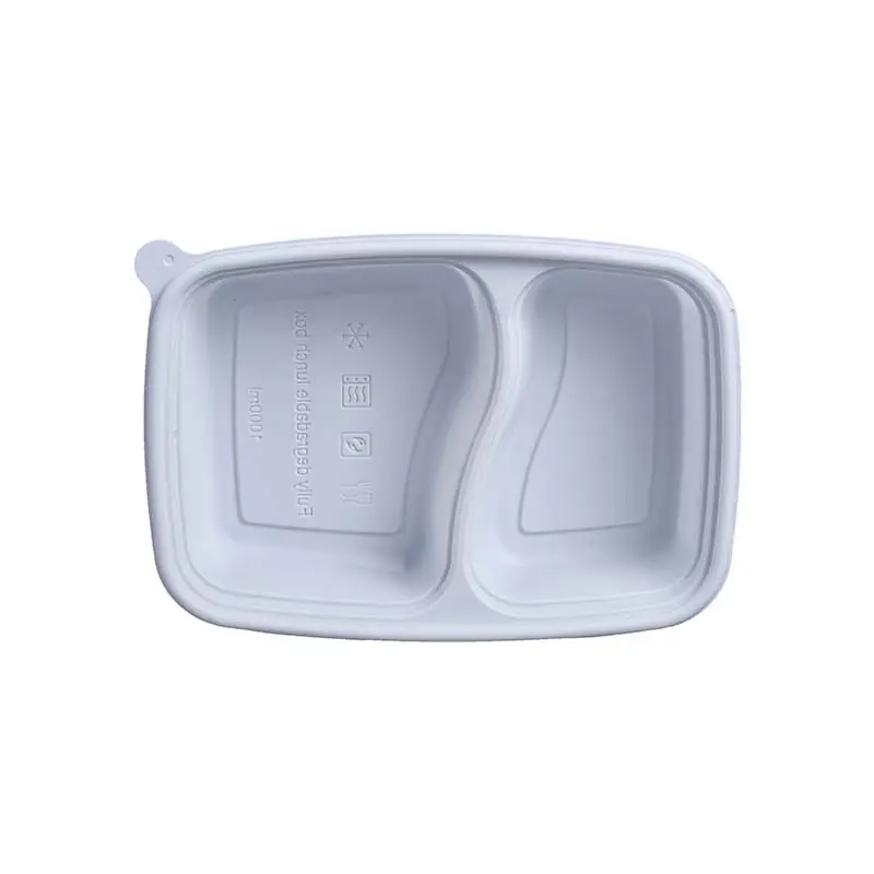 Biosano Nhật Bản Dùng Một Lần Thức Ăn Nhanh Container Bento Hộp Đưa Ra Bao Bì Khoang Kraft Brown Với Xử Lý Cho Nhỏ