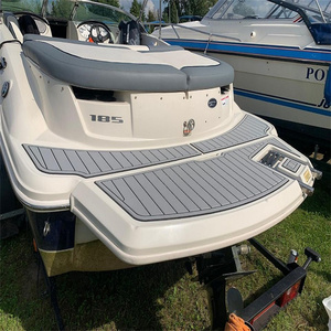 1988 Sea Ray <strong>300</strong> <strong>Sundancer</strong> Swim Platform Cockpit Pad Boat EVA Teak Deck Floor Mat Seadek MarineMat Gatorstep Style Self Adhesive - Product Image 4