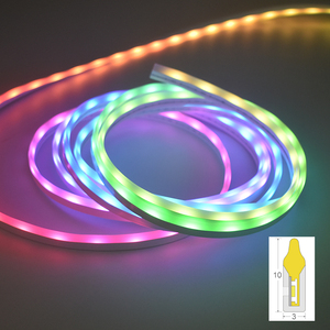 ダイナミックRGB LEDネオンストリップライトアドレッサブル色を変えるストリップ柔軟な看板とウェディングデコレーションIP67定格 - Product Image 4